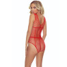 Passion - Bs114 Bodystocking Rouge Grille